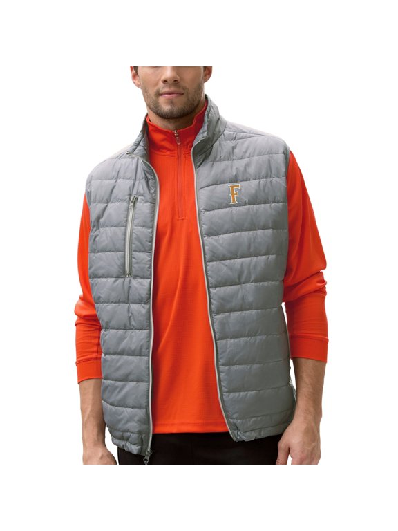 Men's Gray Cal State Fullerton Titans Apex Compressible Quilted Vest