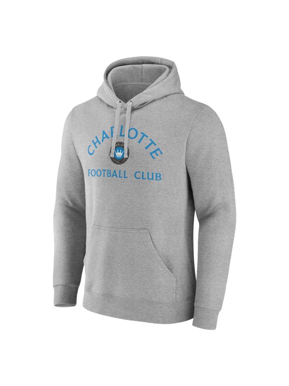 Men's Gray Charlotte FC Heart and Soul Pullover Hoodie