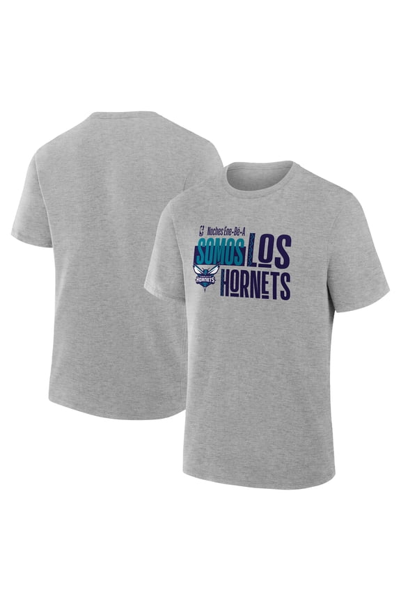 Men's Gray Charlotte Hornets Noches Training T-Shirt