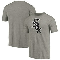 Men's Gray Chicago White Sox Team Wordmark Tri-Blend T-Shirt