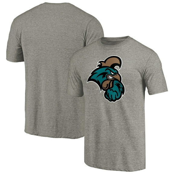 Men's Gray Coastal Carolina Chanticleers Classic Primary Tri-Blend T-Shirt