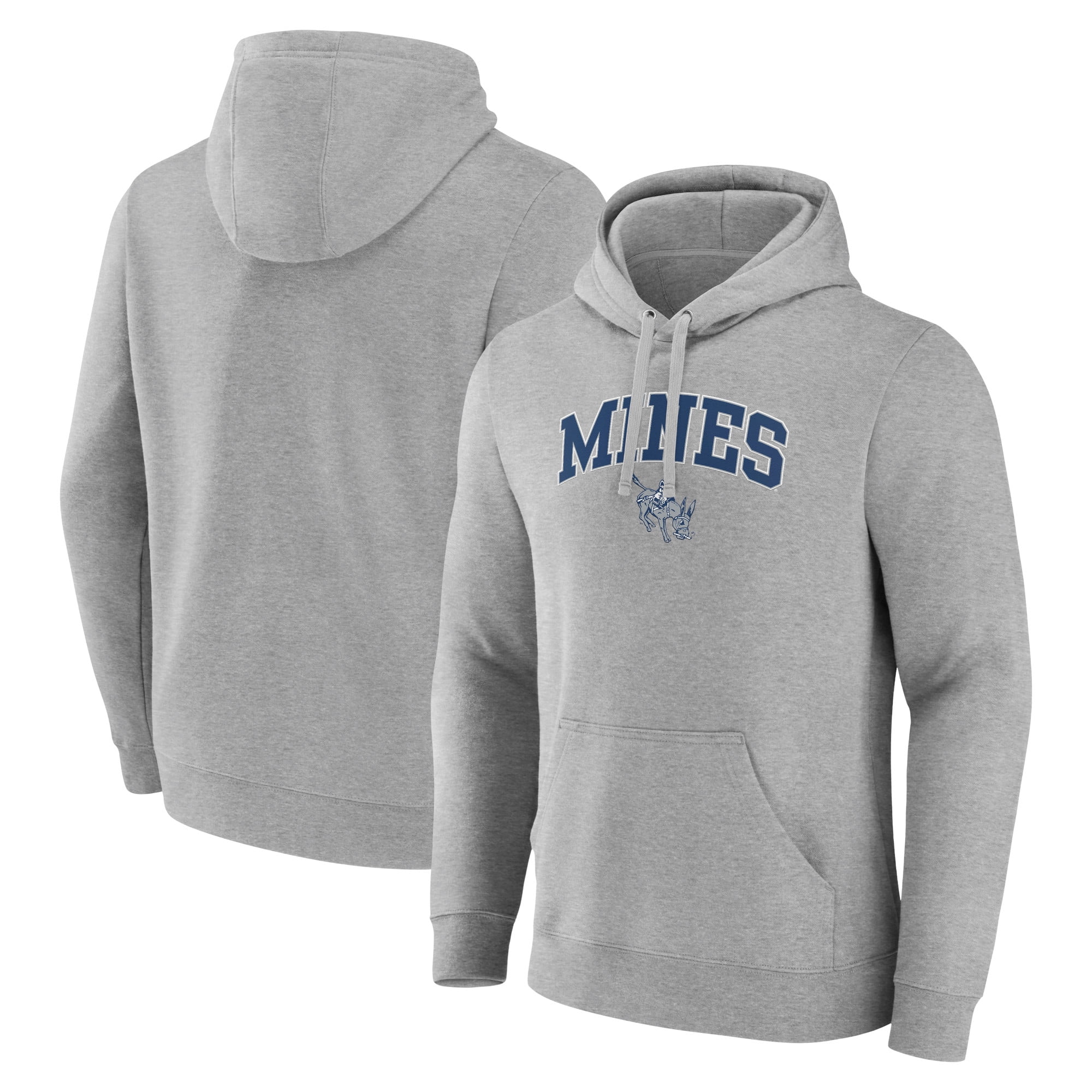 Men's Gray Colorado School of Mines Orediggers Campus Pullover
