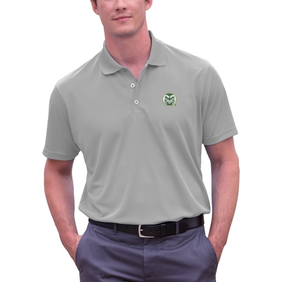Men's Gray Colorado State Rams Big & Tall Vansport Omega Tech Polo