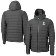 thumbnail image 1 of Men's Gray Cutter & Buck Cleveland Browns Mission Ridge Repreve- Eco Insulated Full-Zip Hoodie Puffer Jacket, 1 of 3
