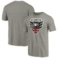 thumbnail image 1 of Men's Gray D.C. United Distressed Primary Logo Tri-Blend T-Shirt, 1 of 3