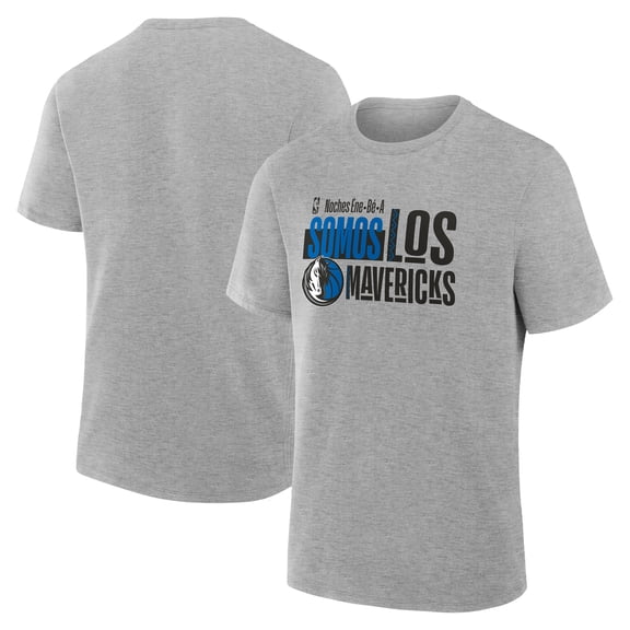 Men's Gray Dallas Mavericks Noches Training T-Shirt