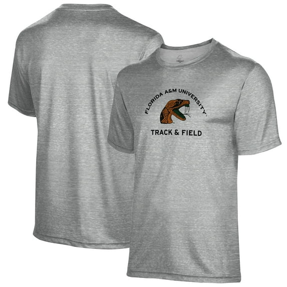 Men's Gray Florida A&M Rattlers Track & Field Name Drop T-Shirt