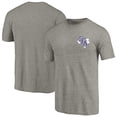 thumbnail image 1 of Men's Gray Heather Stephen F Austin Lumberjacks Left Chest Distressed Logo Tri-Blend T-Shirt, 1 of 3