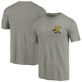 thumbnail image 1 of Men's Gray Heather Wichita State Shockers Left Chest Distressed Logo Tri-Blend T-Shirt, 1 of 3