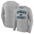 thumbnail image 1 of Men's Gray Howard Bison Campus Long Sleeve T-Shirt, 1 of 3