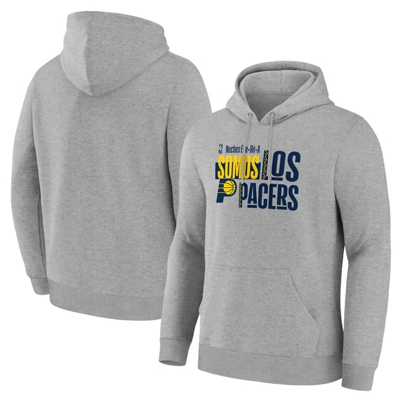 Men's Gray Indiana Pacers Noches Training Hoodie