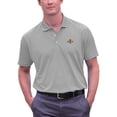 thumbnail image 1 of Men's Gray Iowa State Cyclones Big & Tall Vansport Omega Tech Polo, 1 of 1