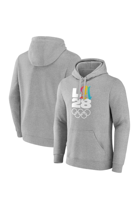 Men's Gray LA 2028 Summer Olympics Gradient Pullover Hoodie