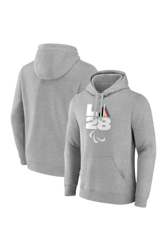 Men's Gray LA 2028 Summer Paralympics Prism Pullover Hoodie