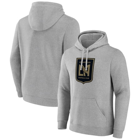 Men's Gray LAFC Official Logo Pullover Hoodie
