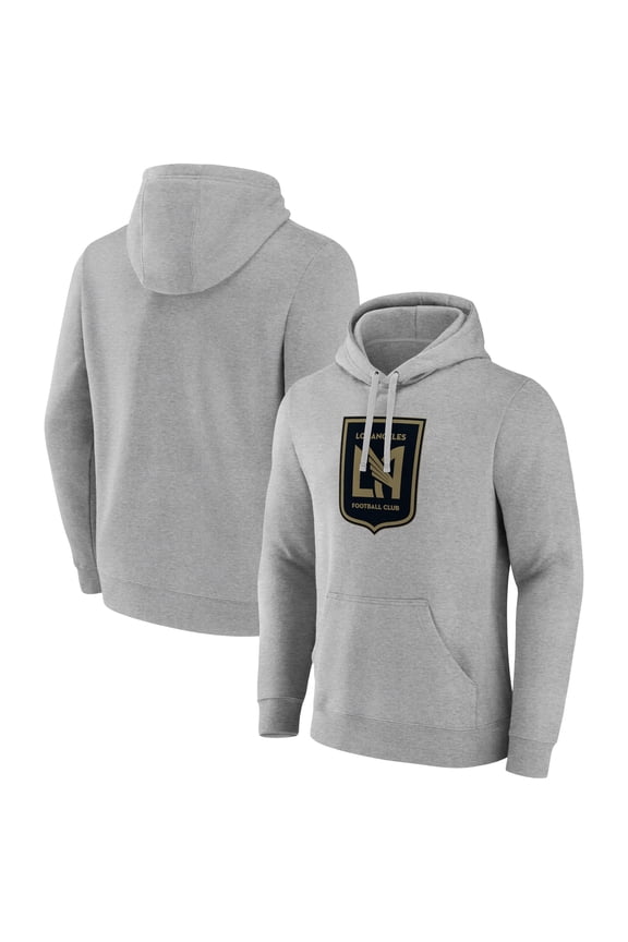 Men's Gray LAFC Official Logo Pullover Hoodie