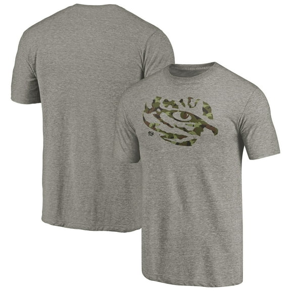 Men's Gray LSU Tigers Prestige Tri-Blend T-Shirt