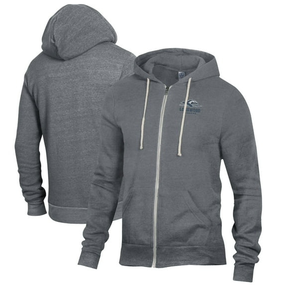 Men's Gray Longwood Lancers Rocky Full-Zip Hoodie