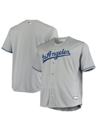 Majestic, Shirts, Mens Black Buttons Front Short Sleeve Mlb La Dodgers  Jersey Size 3xl