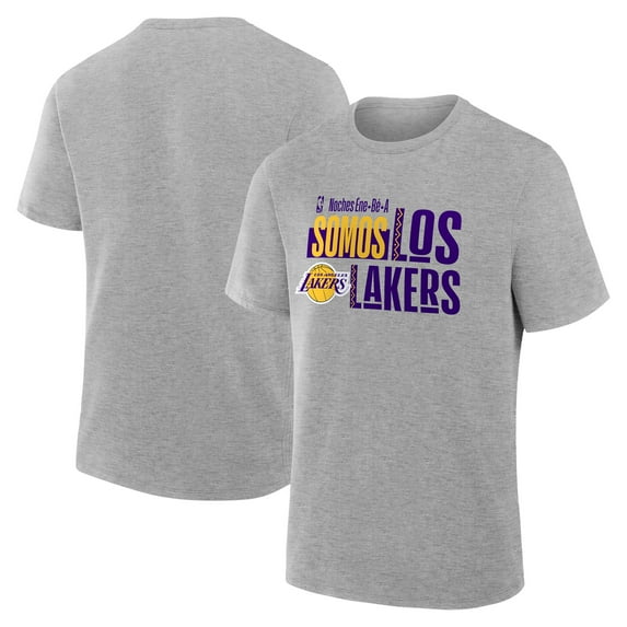 Men's Gray Los Angeles Lakers Noches Training T-Shirt