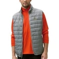 thumbnail image 1 of Men's Gray Michigan Tech Huskies Apex Compressible Quilted Vest, 1 of 1