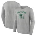 thumbnail image 1 of Men's Gray New York Jets Victory Arch Long Sleeve T-Shirt, 1 of 3