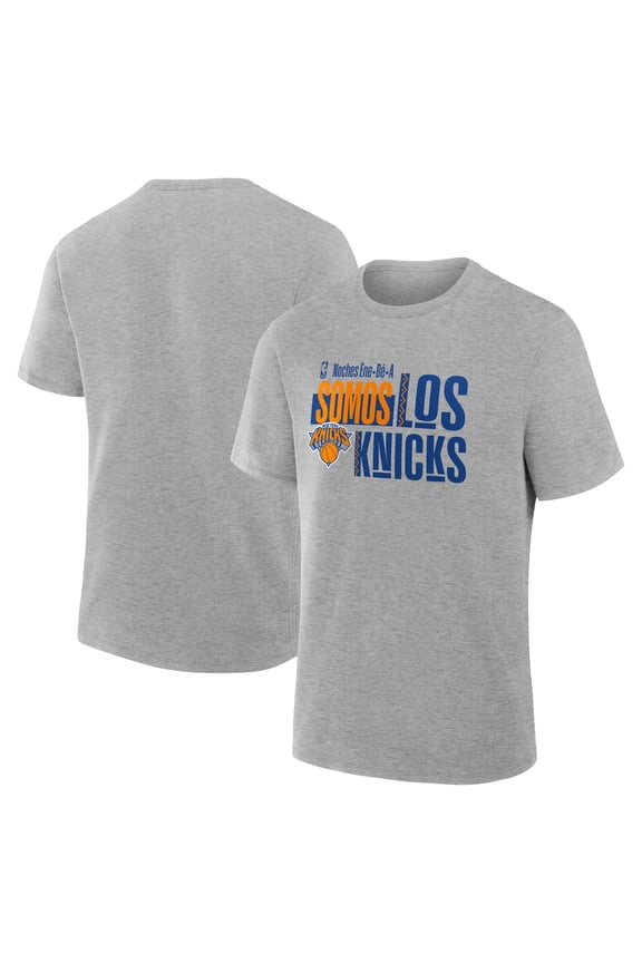 Men's Gray New York Knicks Noches Training T-Shirt