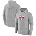 thumbnail image 1 of Men's Gray New York Red Bulls Official Logo Pullover Hoodie, 1 of 3