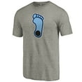 thumbnail image 1 of Men's Gray North Carolina Tar Heels Auxiliary Logo Tri-Blend T-Shirt, 1 of 2