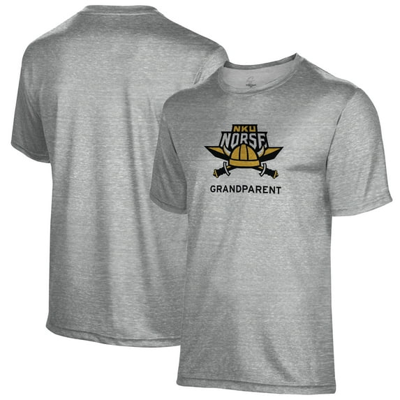 Men's Gray Northern Kentucky University Norse Grandparent Name Drop T-Shirt