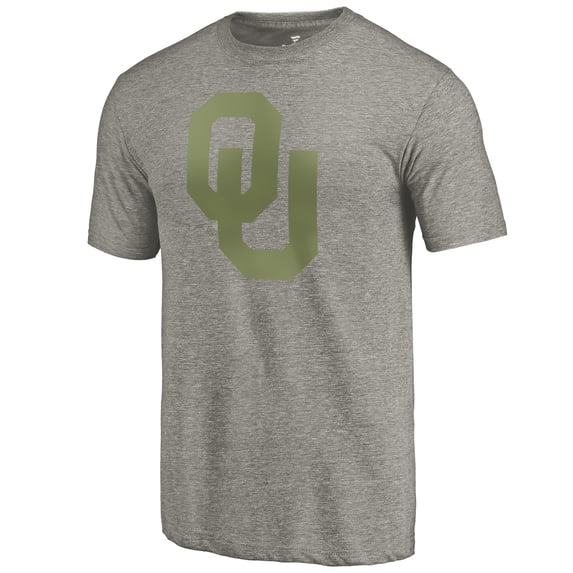 Men's Gray Oklahoma Sooners Prestige Tri-Blend T-Shirt