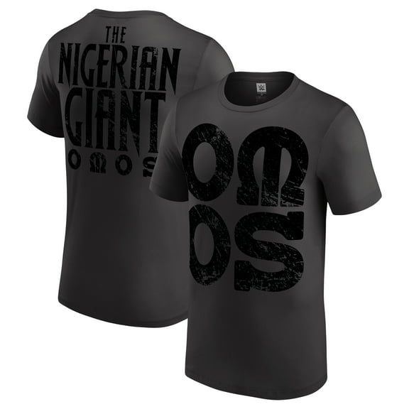 Men's Gray Omos The Nigerian Giant T-Shirt