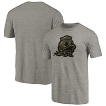 Men's Gray Oregon Ducks Prestige Tri-Blend T-Shirt