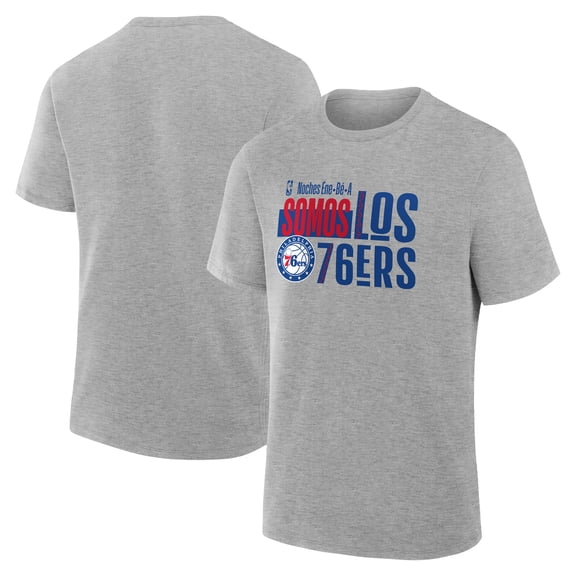 Men's Gray Philadelphia 76ers Noches Training T-Shirt