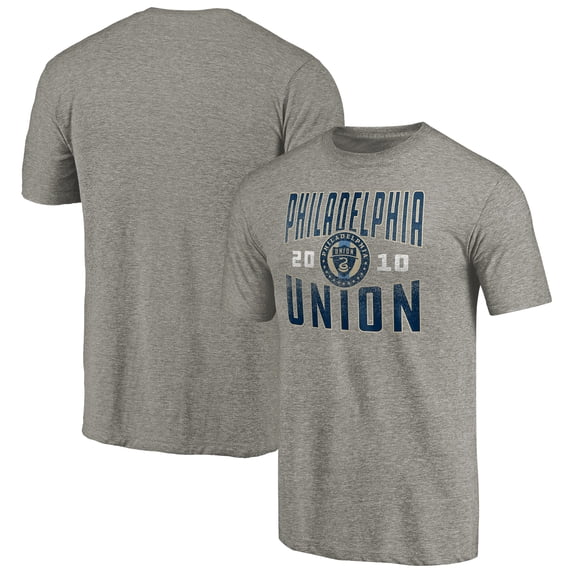 Men's Gray Philadelphia Union Antique Stack Tri-Blend T-Shirt