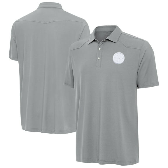 Men's Gray Pittsburgh Steelers Western Performance Polo