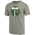 thumbnail image 1 of Men's Gray Portland Timbers Distressed Primary Logo Tri-Blend T-Shirt, 1 of 3