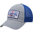 thumbnail image 1 of Men's Gray/Royal LA Clippers Lyndon Snapback Hat, 1 of 4