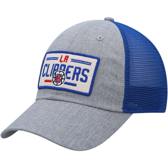 Men's Gray/Royal LA Clippers Lyndon Snapback Hat