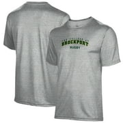 Men's Gray SUNY Brockport Golden Eagles Rugby Name Drop T-Shirt