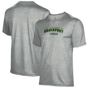 Men's Gray SUNY Brockport Golden Eagles Tennis Name Drop T-Shirt