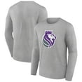 thumbnail image 1 of Men's Gray Sacramento Kings Alternate Logo Long Sleeve T-Shirt, 1 of 3