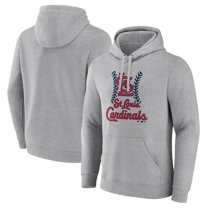 Men's Gray St. Louis Cardinals Fastball Pullover Hoodie