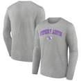 thumbnail image 1 of Men's Gray Stephen F Austin Lumberjacks Campus Long Sleeve T-Shirt, 1 of 3