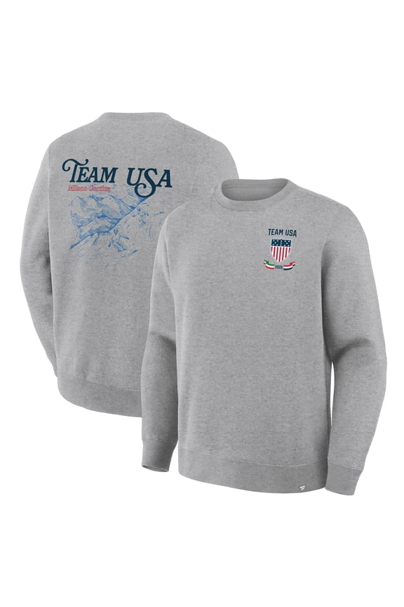 Men's Gray Team USA 2026 Winter Olympics Snowboarding Sweatshirt