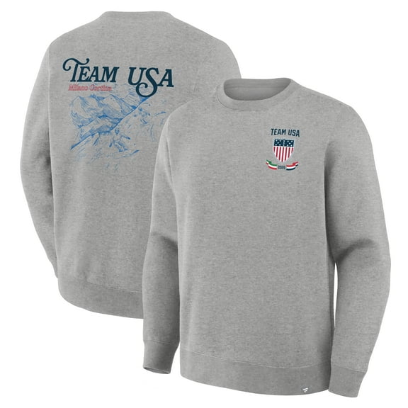 Men's Gray Team USA 2026 Winter Olympics Snowboarding Sweatshirt