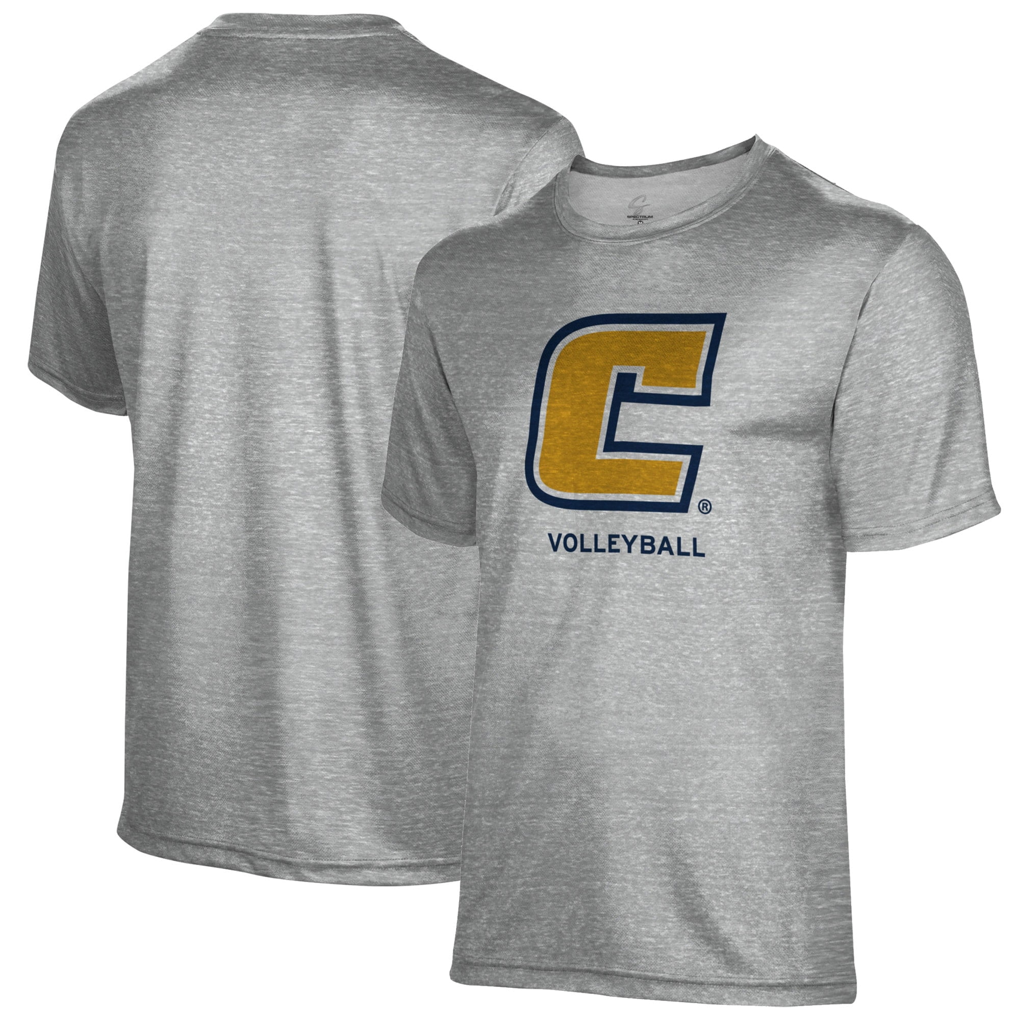 Men's Gray Tennessee Chattanooga Mocs Volleyball Name Drop T-Shirt