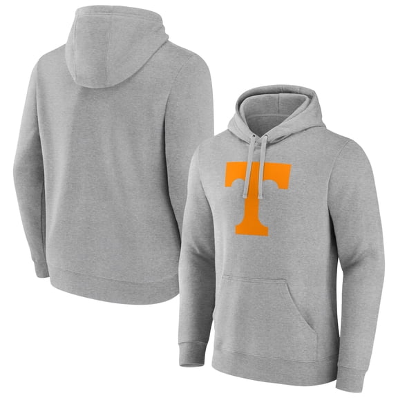 Men's Gray Tennessee Volunteers Logo Pullover Hoodie