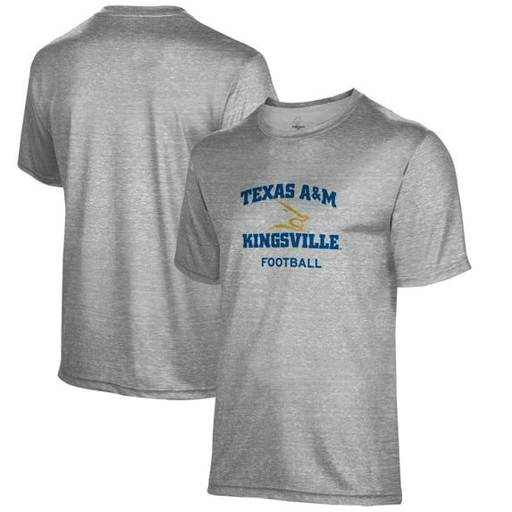 Men's Gray Texas A&M Kingsville Javelinas Football Name Drop T-Shirt