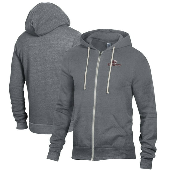 Men's Gray Trinity Tigers Rocky Full-Zip Hoodie